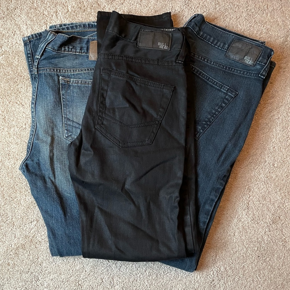 Men’s Bullhead skinny jeans